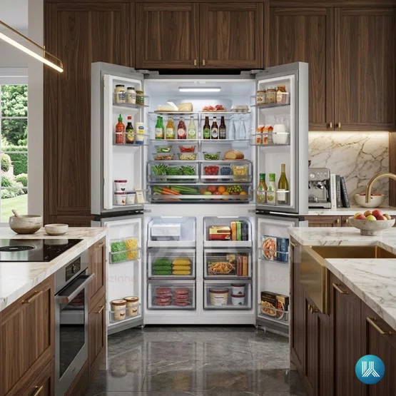 Refrigerador Multi Door Elettromec Inox 812 Litros 220V