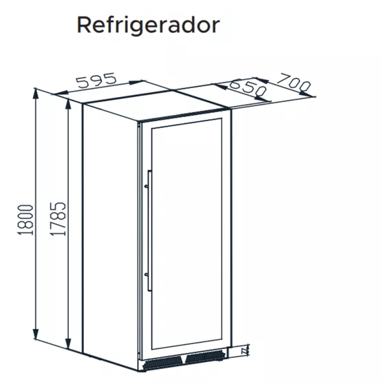 Refrigerador para Vinhos e Cervejas Cuisinart Dual Zone Beverage 220V