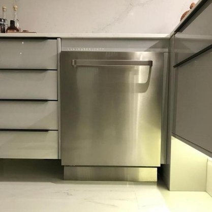 Revestimento para Lava-Louças Elettromec com Puxador 14 Serviços Inox