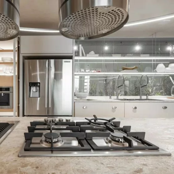 Cooktop Luce Elettromec 4 Queimadores a Gás Step Flame 60 cm Bivolt
