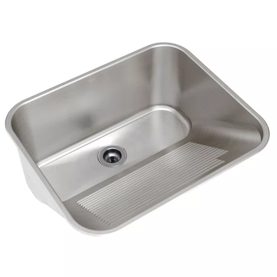 Tanque de Embutir ou Sobrepor Lavanderia Mekal CT-60 60x50x28,5cm Inox Escovado