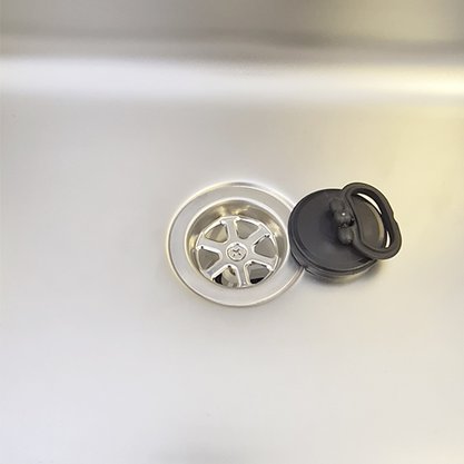 Tanque Inox Acetinado GhelPlus 60x50x25cm 55 Litros De Embutir