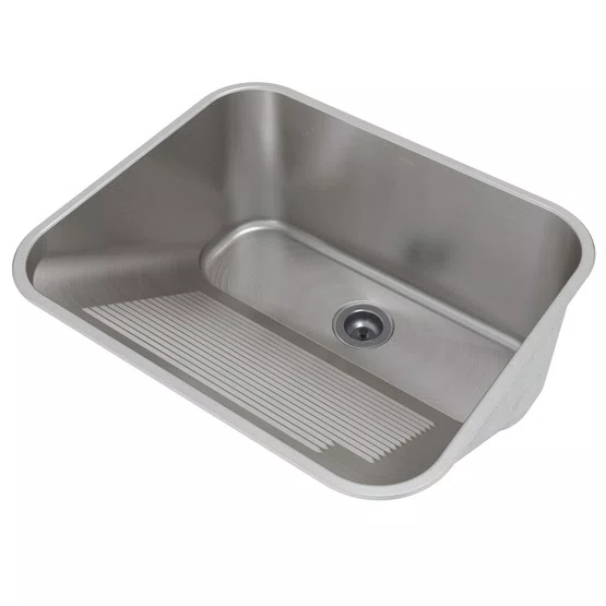 Tanque de Embutir ou Sobrepor Lavanderia Mekal CT-60 60x50x28,5cm Inox Escovado