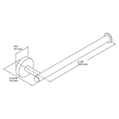Toalheiro Kohler Elate 23cm Cromado