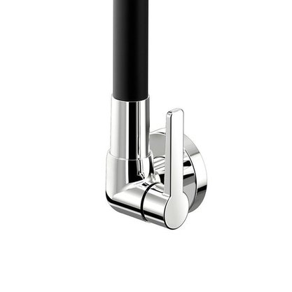 Torneira Docol Para Cozinha de Parede Galiflex Preta