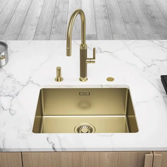 Misturador Monocomando Franke Masterpiece Mythos Dourado