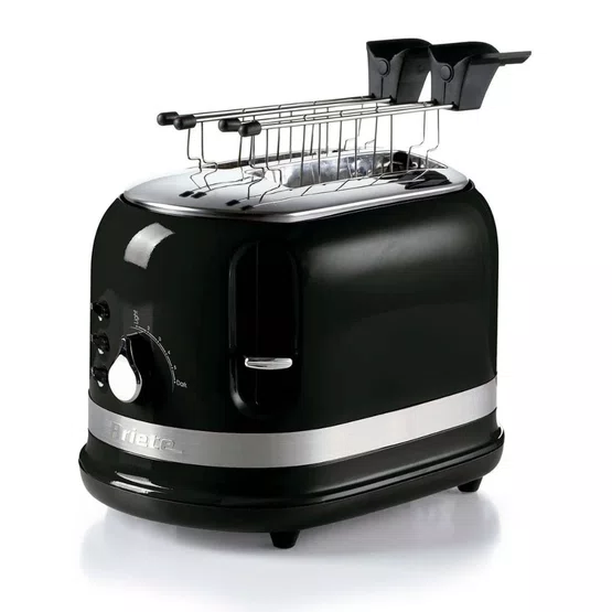 Torradeira Elétrica Moderna 149 Ariete para 2 Fatias 6 Níveis 750W Preto