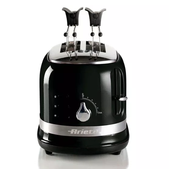 Torradeira Elétrica Moderna 149 Ariete para 2 Fatias 6 Níveis 750W Preto