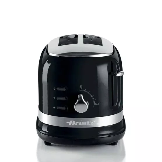 Torradeira Elétrica Moderna 149 Ariete para 2 Fatias 6 Níveis 750W Preto