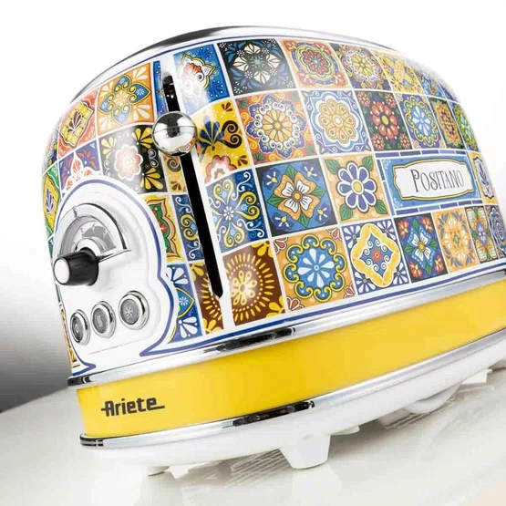 Torradeira Elétrica Positano 155 Ariete para 2 Fatias 6 Níveis 750W