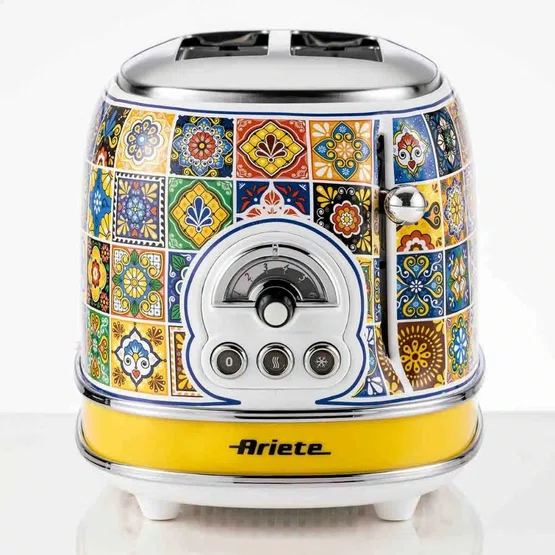Torradeira Elétrica Positano 155 Ariete para 2 Fatias 6 Níveis 750W