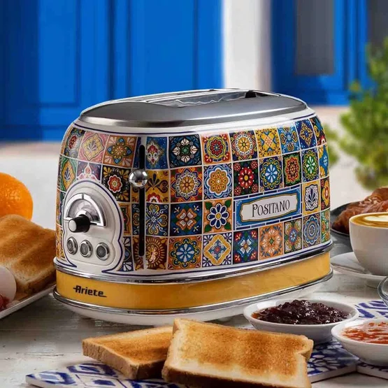 Torradeira Elétrica Positano 155 Ariete para 2 Fatias 6 Níveis 750W