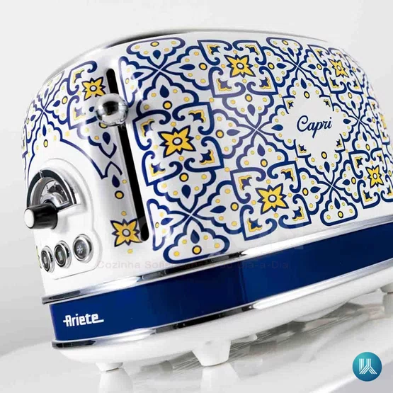 Torradeira Elétrica Ariete 155 Capri 6 Níveis de Tostagem 750W