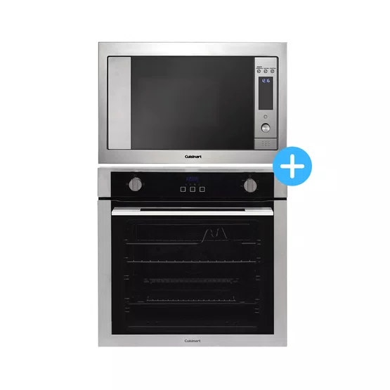 Torre de Embutir Cuisinart Casual Cooking Inox Micro-ondas + Forno a Gás 220v