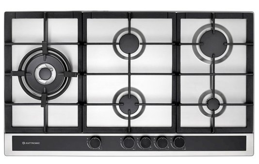 Combo Elettromec: Micro-ondas e Forno Elétrico de Embutir + Cooktop + Coifa de Ilha - 220V