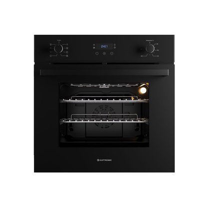 Combo Elettromec: Micro-ondas e Forno Elétrico de Embutir + Cooktop + Coifa de Ilha - 220V