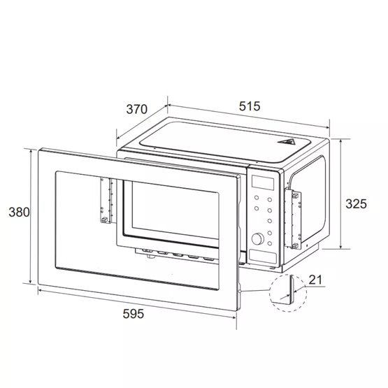 Torre de Embutir Invita - Forno Elétrico + Micro-ondas - 220V