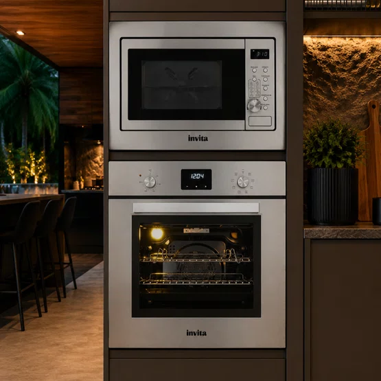 Torre de Embutir Invita - Forno Elétrico + Micro-ondas - 220V