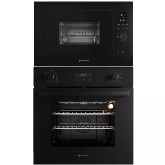 Torre Quente de Embutir Vetro Elettromec Forno Elétrico Multifunção + Micro-ondas Combinado