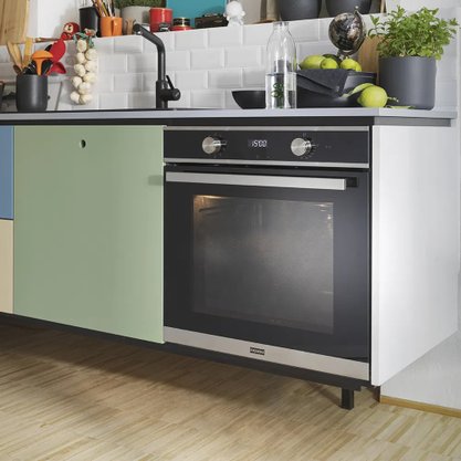 Torre Quente Forno Elétrico e Microondas Franke Smart Vidro Preto 220 V