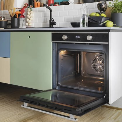Torre Quente Forno Elétrico e Microondas Franke Smart Vidro Preto 220 V