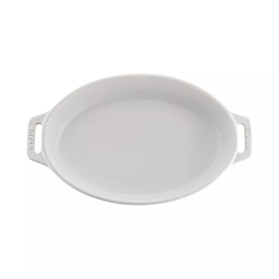 Travessa de Cerâmica Oval Staub 23cm Branca