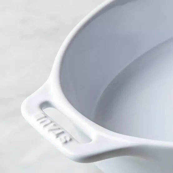 Travessa de Cerâmica Oval Staub 23cm Branca