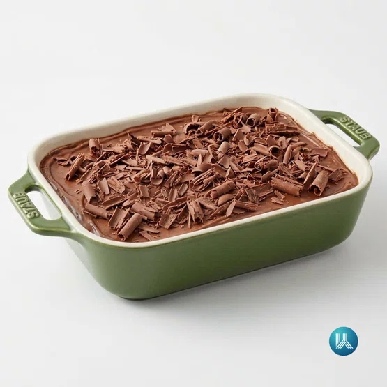 Travessa Retangular em Cerâmica 20x16cm Staub - Verde Basil