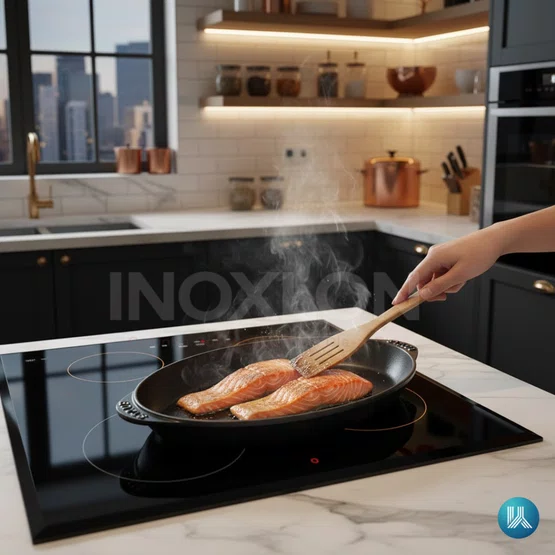 Travessa Staub para Peixe de Ferro Fundido Feito na França 31 cm