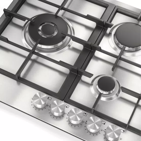 Cooktop Luce Elettromec 5 Queimadores a Gás Step Flame 75 cm Bivolt