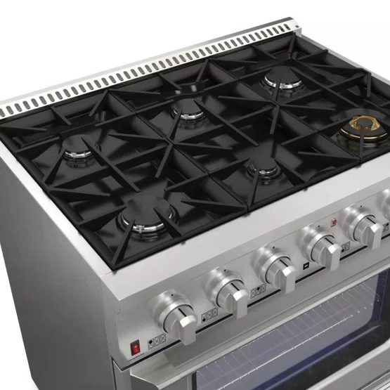 Fogão a Gás Elettromec Professional Forno a Gás 126L Inox 36" 127V