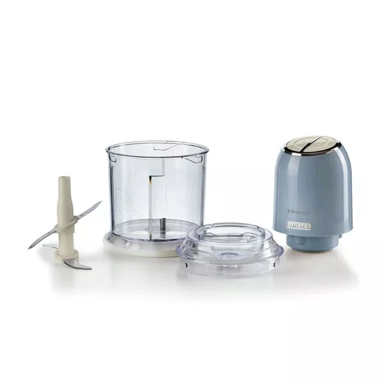 Triturador de Alimentos Elétrico Vintage 438 Ariete 2 Velocidades 600ml Azul