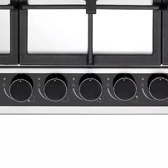 Cooktop Sole Elettromec 5 Queimadores a Gás Inox e Vidro 70 cm Bivolt