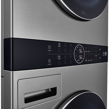 WashTower™ LG - AI DD™ Máquina que Lava e Seca 17kg - 220V - Aço Escovado
