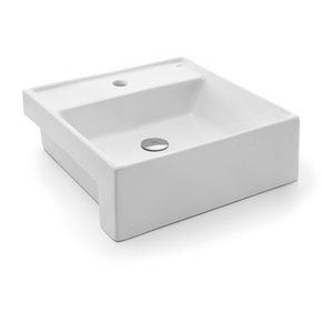 Cuba de Semi Encaixe Docol Quadrada 41x41x14,5cm