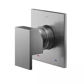 Acabamento Monocomando para Chuveiro Docol Minima New Edgel Grafite Escovado