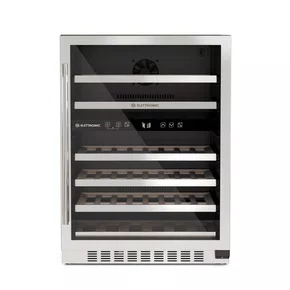 Adega Elettromec Inox 304 Dual Zone Built-In 43 garrafas 220v - Abertura Esquerda