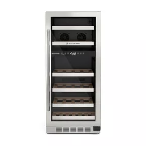 Adega Elettromec Dual Zone Inox Built-in Connect 25 Garrafas 220v