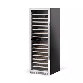 Adega Elettromec Inox 134 garrafas Dual Zone Built-In - Abertura Esquerda