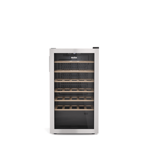 Adega Invita 34 Garrafas Com Prateleiras de Madeira e Porta Inox