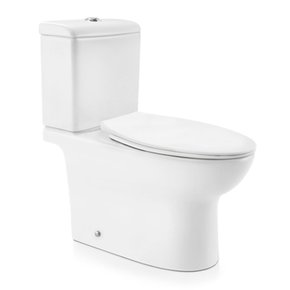 Bacia com Caixa Acoplada Docol Lóggica com Assento e Fixação Branca