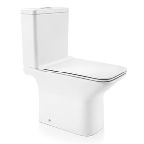 Bacia com Caixa Acoplada Docol Stillo com Assento e Fixação Branca