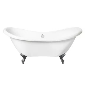 Banheira Antígua Immersi Freestanding com Pés Cromados 2 Pessoas 175x73x77