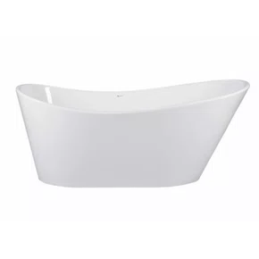 Banheira Atlântida Glossy White Immersi Moderna 170 x80x72