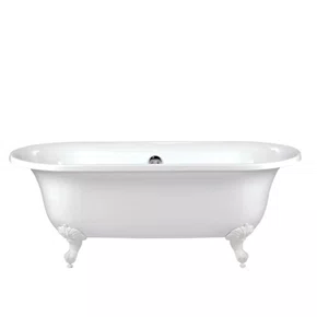 Banheira Clássica Devon Immersi com Pés Branco Vitoriano 2 Pessoas 65x78x173