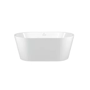 Banheira de Imersão Gamboa 2 Glossy White Immersi Moderna 159,5x75x59