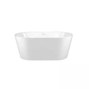 Banheira de Imersão Gamboa Glossy White Immersi Moderna 150x80x60