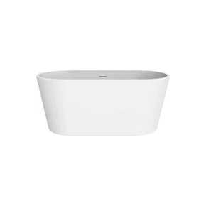 Banheira de Imersão Gamboa Matt White Immersi Moderna 150x80x60