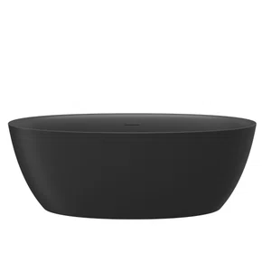 Banheira de Imersão Itajaí 2 Pure Black Immersi New Moderna 170x82x60