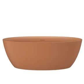 Banheira de Imersão Itajaí 2 Soft Terracota Immersi New Moderna 170x82x60